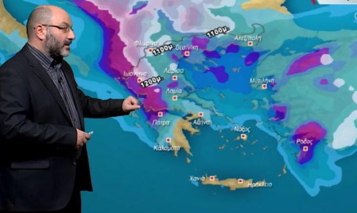 Επιδείνωση την Παρασκευή με βροχές και χιόνια στα ορεινά