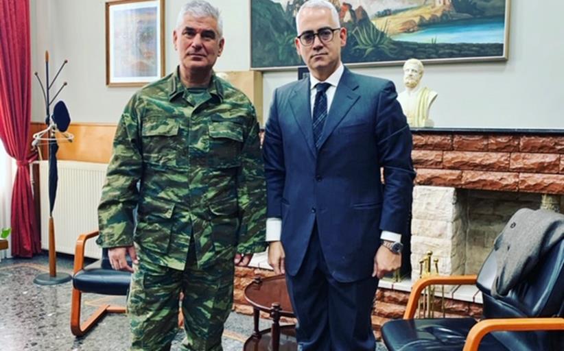 Με τον Διοικητή της ΣΜΥ, για τον Κορονοιό,  ο Χρίστος Λιάπης 