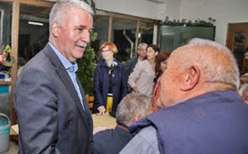 Ο Δήμαρχος Μετεώρων στο πλευρό των συμπολιτών του