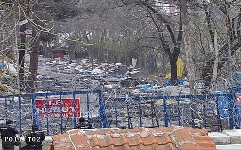Κινήσεις εκκένωσης του καταυλισμού των Καστανέων