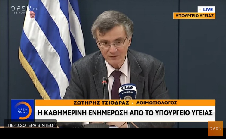 Οι σημερινές ανακοινώσεις του κ. Τσιόδρα