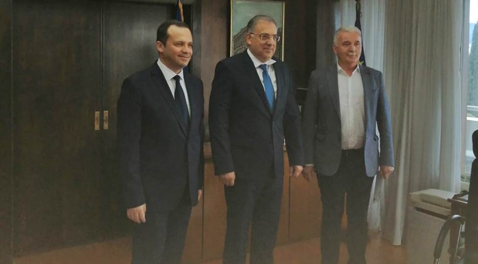 Mε τον Υπουργό Εσωτερικών συναντήθηκε ο Δήμαρχος Μετεώρων