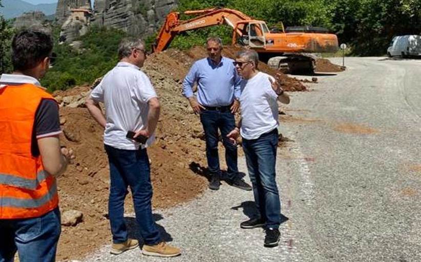 Σε εξέλιξη από την ΠΕ Θεσσαλίας παρεμβάσεις ύψους 1 εκατ. ευρώ στο οδικό κύκλωμα Μετεώρων