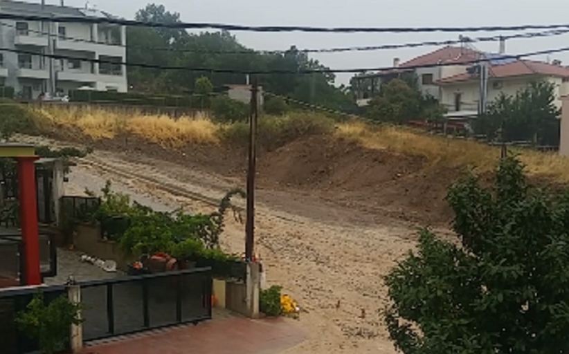Η κακοκαιρία «χτύπησε» το Δήμο Καλαμπάκας