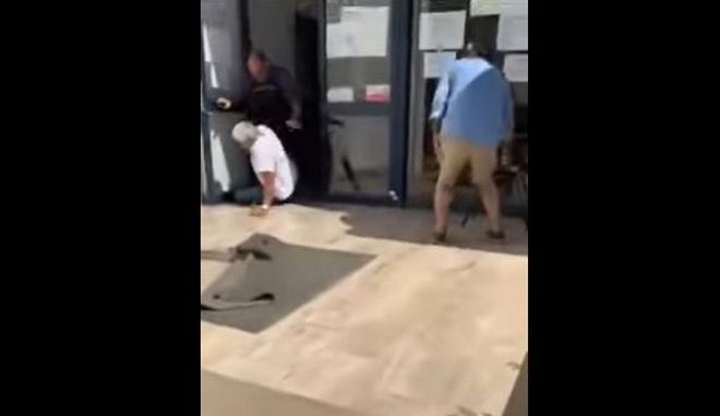 Ηράκλειο: Ξύλο στον ΔΕΔΔΗΕ - Σεκιουριτάς βγάζει έξω πολίτη με κλωτσιές