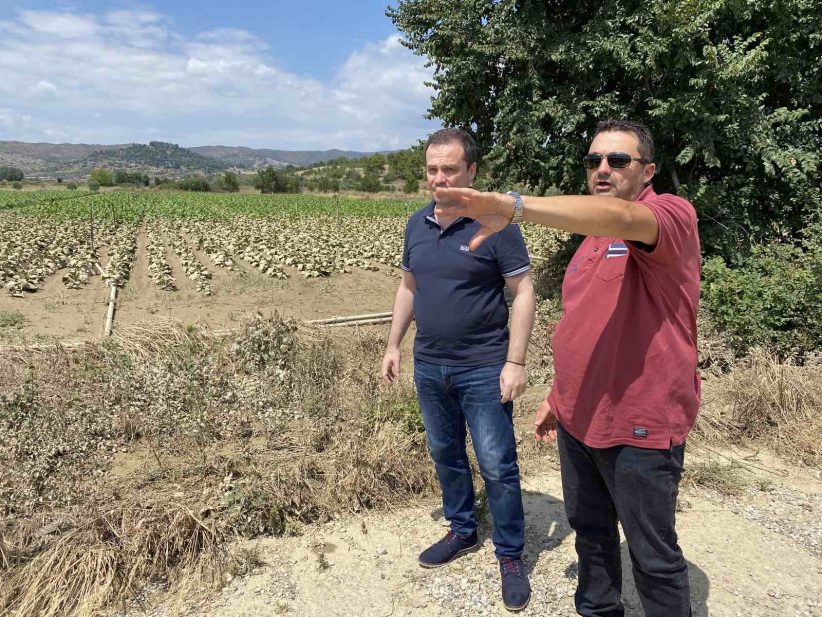 Στο Ρίζωμα δίπλα στους πληγέντες ο Θανάσης Λιούτας