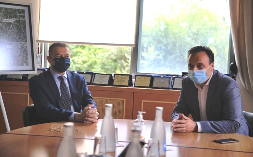 Κλίμα ουσιαστικής συνεργασίας στη συνάντηση Παπαστεργίου - Στεφανή
