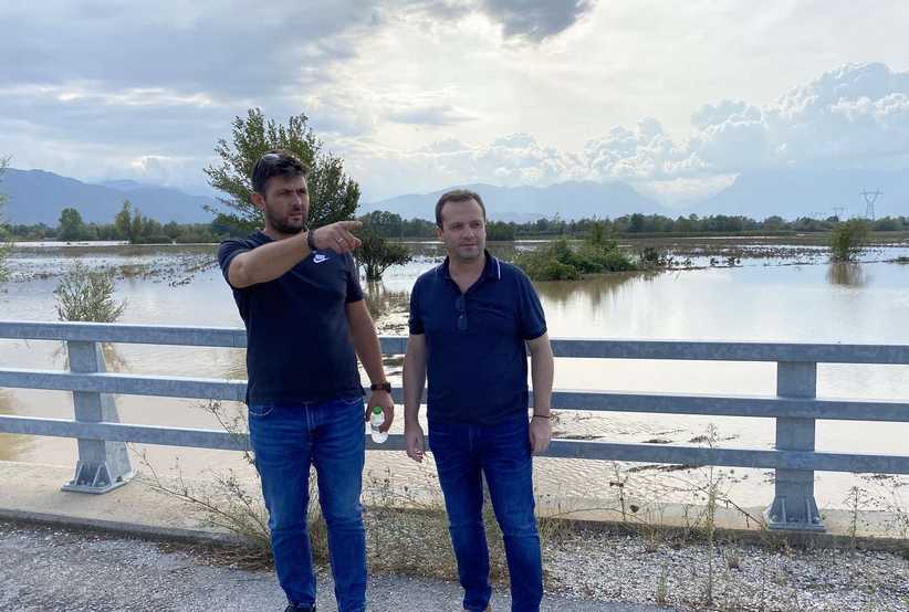 Στις πληγείσες από τον «Ιανό» περιοχές του Νομού Τρικάλων ο βουλευτής Θανάσης Λιούτας