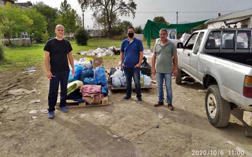 Παραδόθηκαν ειδή πρώτης ανάγκης στην Καρδίτσα από τους κατοίκους της Νέας Ζωής