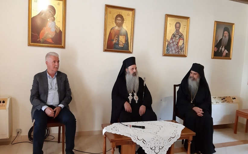 Ο Σεβασμιότατος Μητροπολίτης κ.Θεόκλητος στην Ιερά Μονή Αγίου Νικολάου Σιαμάδων 