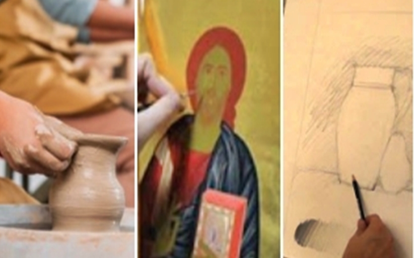 Αγιασμός στο Καλλιτεχνικό Εργαστήρι ενορίας Διάβας