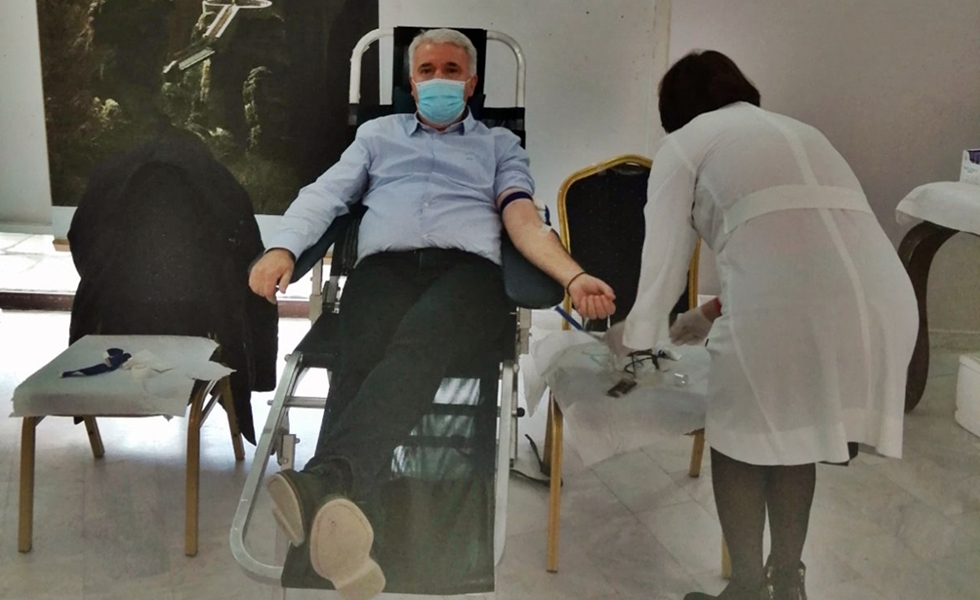 Επιτυχής η εθελοντική αιμοδοσία του Δήμου Μετεώρων...