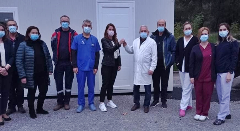 Εξοπλισμός με ένα σύγχρονο ασθενοφόρο του τομέα ΕΚΑΒ Καλαμπάκας και εγκατάσταση οικίσκου