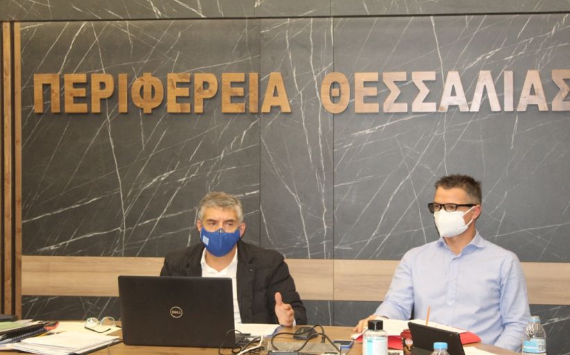 Ενημέρωση του Περιφερειακού Συμβουλίου Θεσσαλίας από τον Περιφερειάρχη Κώστα Αγοραστό για την αντιμετώπιση της πανδημίας του κορονοϊού