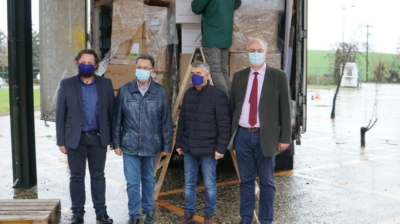Δωρεά εξοπλισμού 500.000 ευρώ από το Πανεπιστημιακό Νοσοκομείο της Λιέγης στα Νοσοκομεία και Κέντρα Υγείας της Περιφέρειας Θεσσαλίας