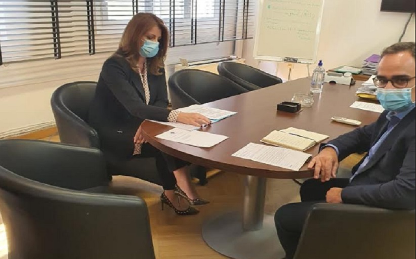 Συνάντηση της Κατερίνας Παπακώστα με τον Αναπληρωτή Υπουργό Υγείας κ. Κοντοζαμάνη