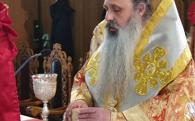 Ο Σεβ.Μητροπολίτης Σταγών και Μετεώρων κ.Θεόκλητος στον ενοριακό Ιερό Ναό των Οσίων Μετεωριτών Πατέρων