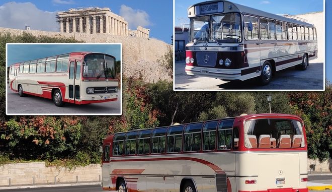 Κλασικά λεωφορεία στη διάθεση του ελληνικού τουρισμού