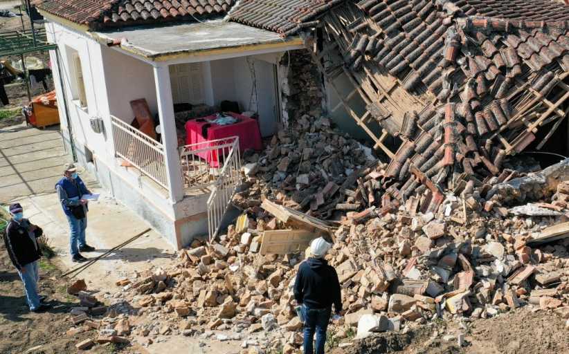 Πρωτοβάθμιος έλεγχος στις πληγείσες περιοχές από το σεισμό των 6 ρίχτερ στους Δήμους Ελασσόνας και στον Τυρνάβου