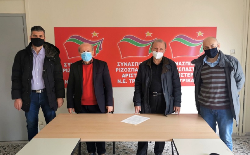 Συνάντηση με εκπροσώπους της  Ένωσης Αστυνομικών Υπαλλήλων Ν. Τρικάλων