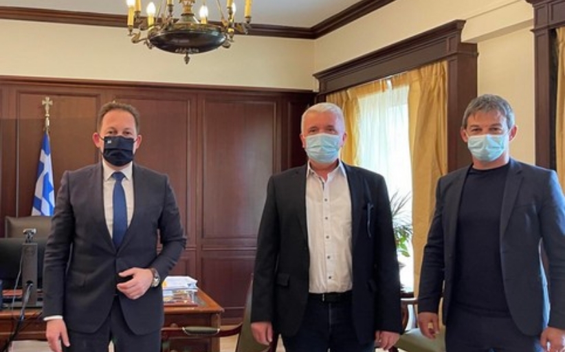 Επίσκεψη του Δημάρχου Μετεώρων στο Υπουργείο Εσωτερικών