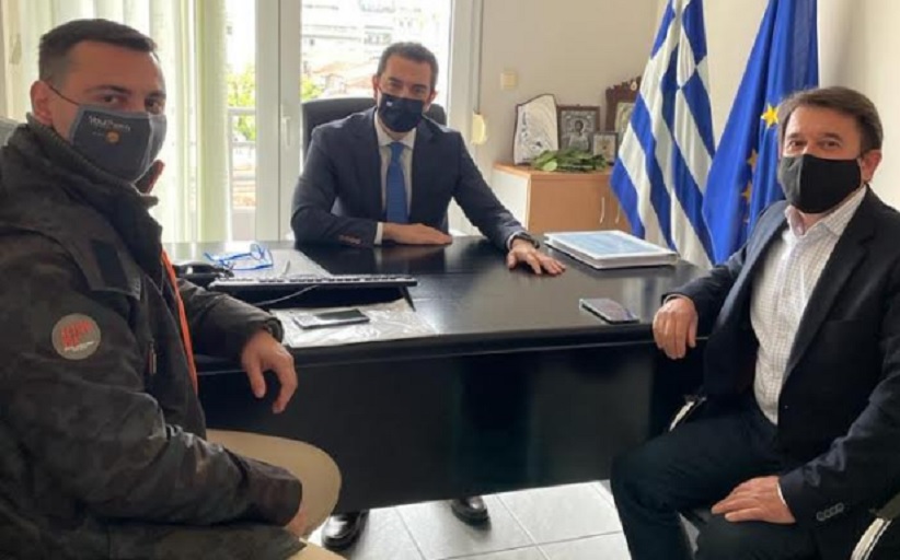 Συνάντηση Κώστα Σκρέκα με το Προεδρείο των υδραυλικών του Νομού Τρικάλων