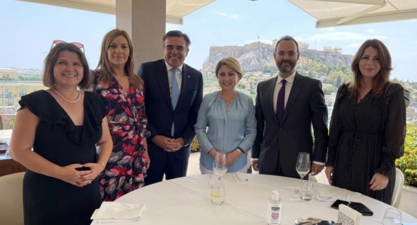 Κατερίνα Παπακώστα: Συνάντηση εργασίας με την Πρέσβη της Σλοβακίας