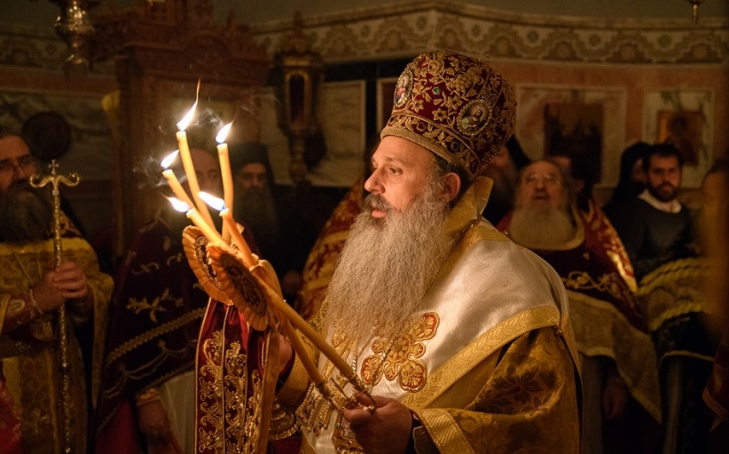 Ευχαριστήριο Σεβ. Μητροπολίτου Σταγών και Μετεώρων Θεοκλήτου.