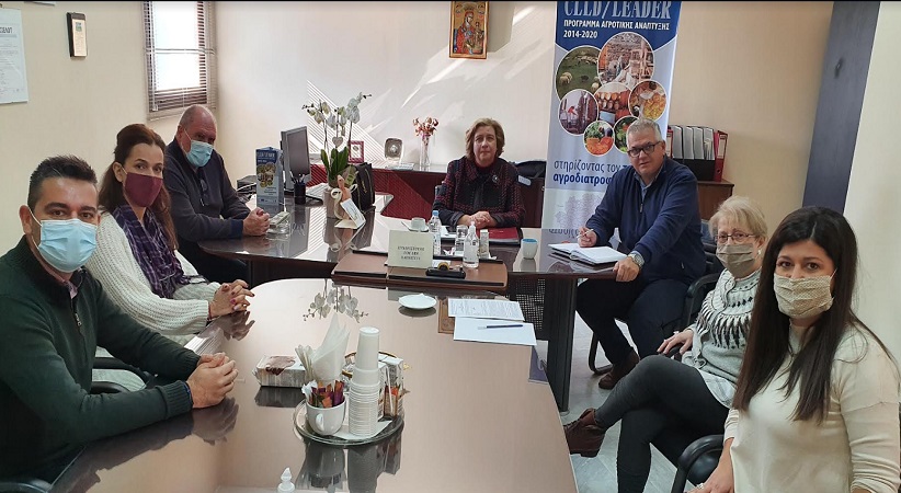 Υποδοχή της κας Ευαγγελίας Μπαντέκα - Νάνη, νέας Προέδρου της Eταιρείας 