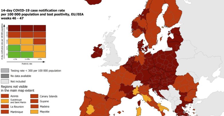 ECDC – Τι δείχνουν τα μαθηματικά μοντέλα για την επικράτηση της «Ομικρον» στην Ευρώπη