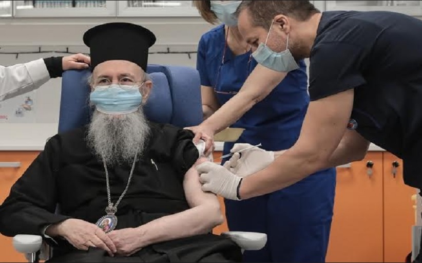Ὁ Ναυπάκτου Ἱερόθεος γιά τόν ἕναν χρόνο ἀπό τήν ἔναρξη τoῦ ἐμβολιασμοῦ κατά τῆς πανδημίας στή χώρα μας