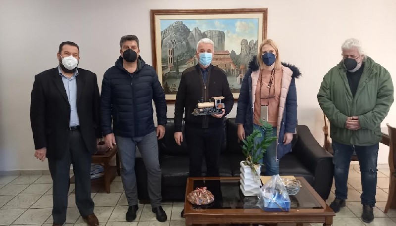 Επίσκεψη του «Επί Σταγών» στο Δήμαρχο Δήμου Μετεώρων