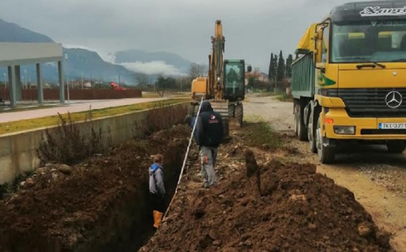 Ξεκίνησε το έργο «αποχέτευση όμβριων επέκτασης πόλης Καλαμπάκας Δήμου Μετέωρων»