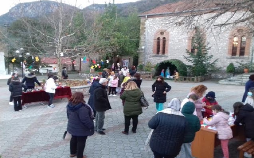 Ευχαριστήριο προς επιχειρήσεις για το Χριστουγεννιάτικο Χωριό   της ενορίας στην Διάβα
