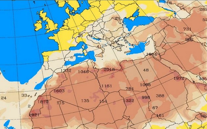 Έρχεται αφρικανική σκόνη - Πώς θα κινηθεί ο αεροχείμαρρος