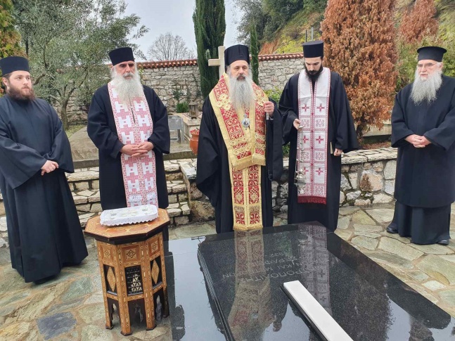 Τρισάγιο υπέρ αναπαύσεως της ψυχής του Μακαριστού Μητροπολίτου πρ. Σταγών και Μετεώρων κυρού Σεραφείμ