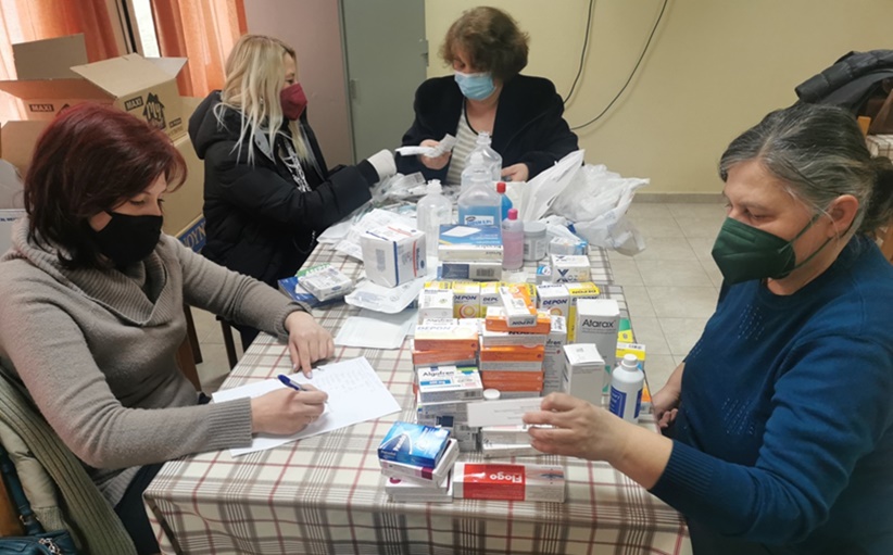Αλυσίδα αλληλεγγύης από τα Τρίκαλα στην Ουκρανία