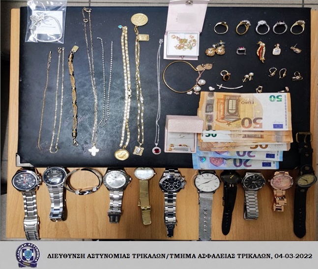 Από το Τμήμα Ασφάλειας Τρικάλων εξιχνιάστηκαν τρεις περιπτώσεις κλοπής