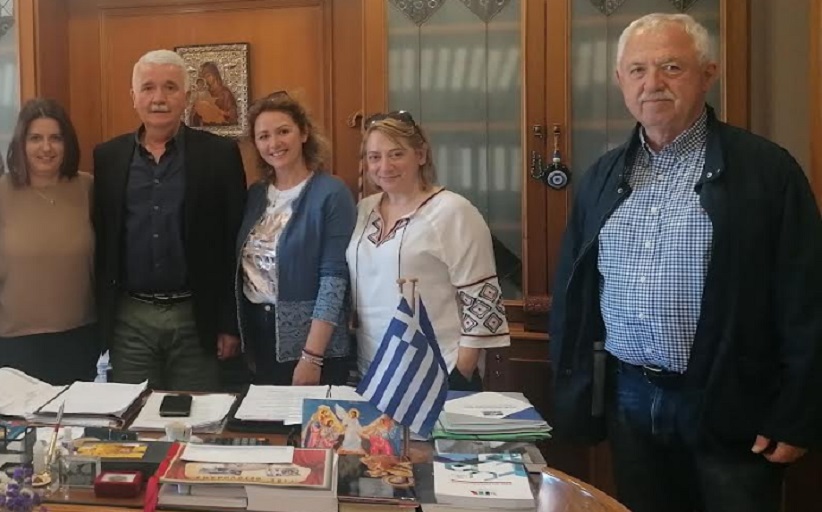 Επίσκεψη του νέου ΔΣ συλλόγου εργαζομένων Κέντρων Υγείας και περιφερειακών ιατρείων του ν. Τρικάλων στο Δήμο Μετεώρων.