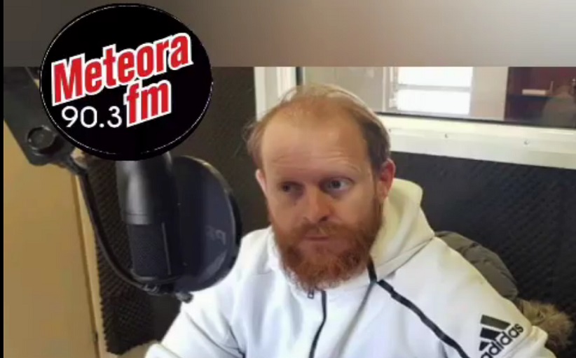 Στον Meteorafm 90,3 μίλησε ο  συντοπίτης μας προπονητής ποδοσφαίρου και γυμναστής κ. Χρήστος Αυγέρος