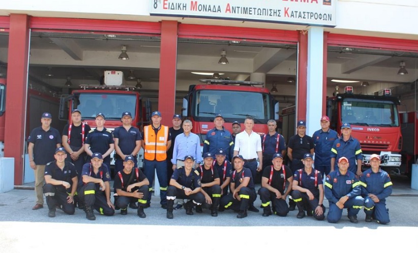 Δεκαέξι Βούλγαροι Πυροσβέστες με τέσσερα οχήματα στη Λάρισα για την αντιμετώπιση των πυρκαγιών