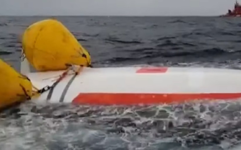 Ισπανία: 62χρονος έμεινε παγιδευμένος επί 16 ώρες σε αναποδογυρισμένο ιστιοφόρο στον Ατλαντικό
