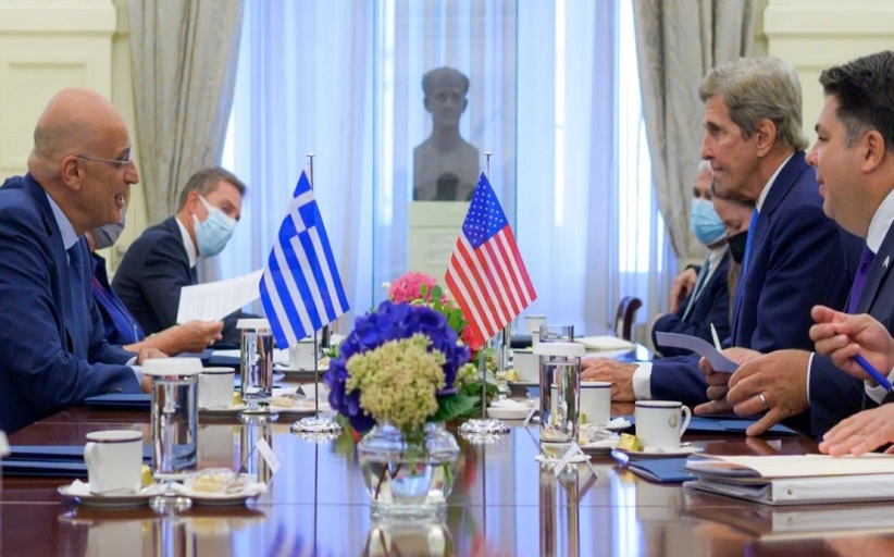 Συνάντηση Δένδια με Τζον Κέρι
