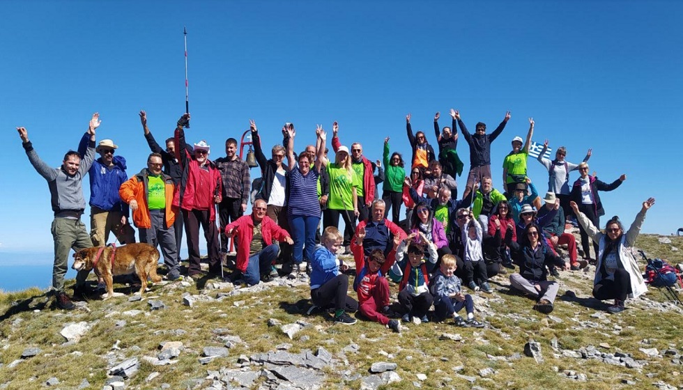 Στην κορυφή του Κισσάβου η Ορειβατική Λέσχη Καλαμπάκας