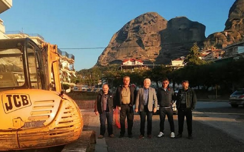 Ξεκίνησε το έργο ανάπλασης της οδού Μετέωρων