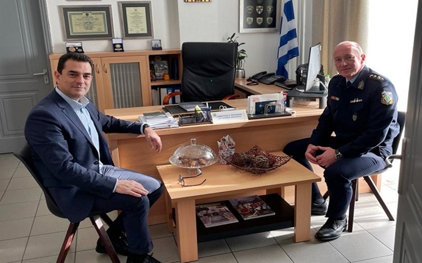 Επίσκεψη Κώστα Σκρέκα, στην Αστυνομική Διεύθυνση Τρικάλων