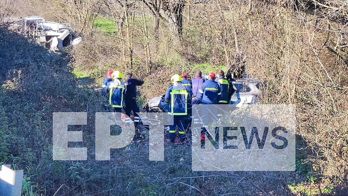 Ιωάννινα: Σοβαρό τροχαίο με τζιπ και μπετονιέρα