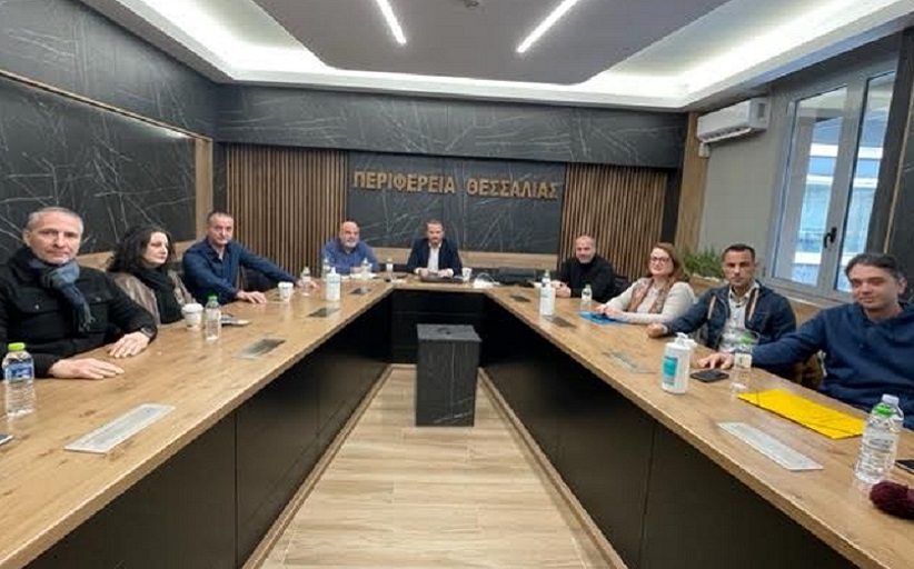 Συνάντηση εργασίας του Αντιπεριφερειάρχη Κ. Καλαμπάκα με τις Διευθύνσεις Αθλητισμού