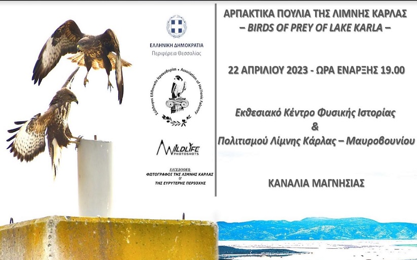 Εκδήλωση για τα αρπακτικά πουλιά της λίμνης Κάρλας