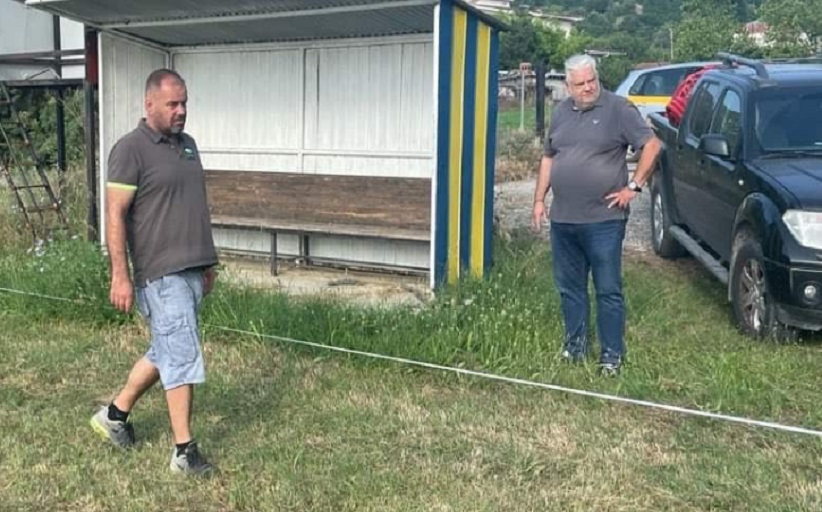 Προβολείς στο γήπεδο Διάβας από την  Περιφέρεια Θεσσαλίας 
